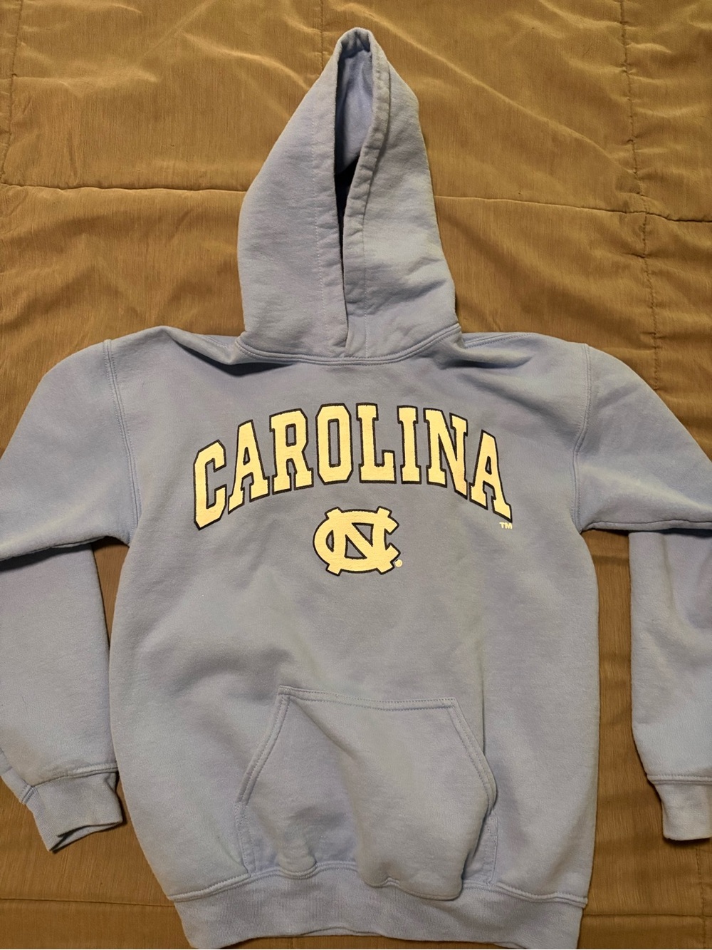 University of North Carolina Arch Logo Hoodie Sweatshirt - Carolina Blue, UNC